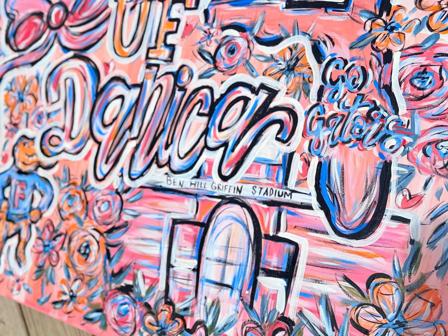 Custom Painted College Canvas