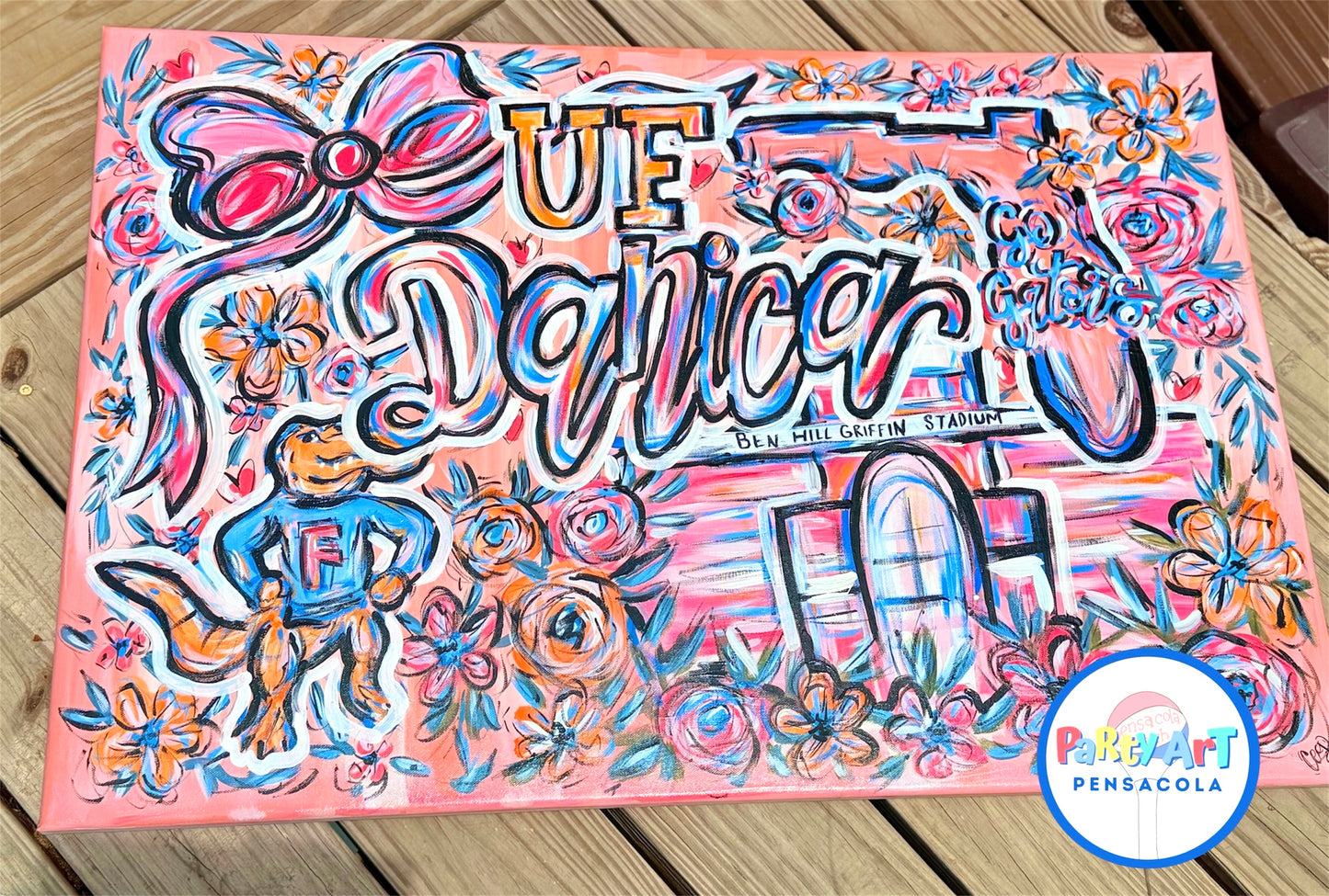Custom Painted College Canvas