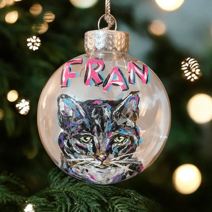 Custom Pop Art Pet Ornaments