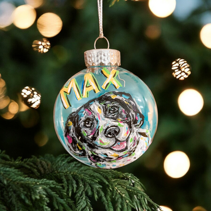 Custom Pop Art Pet Ornaments