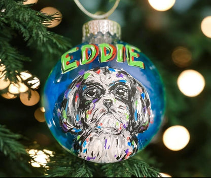 Custom Pop Art Pet Ornaments